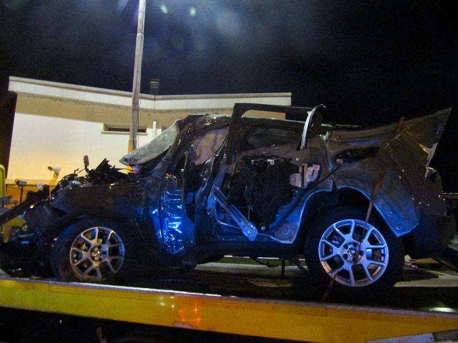 Ferrara, schianto nella notte in autostrada: quattro feriti