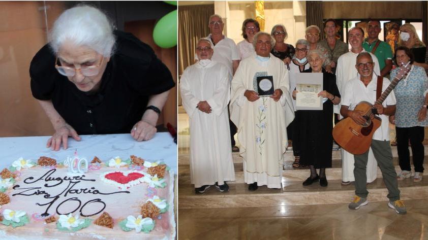 Olbia, per i cento anni di zia Maria Ena gli auguri e la benedizione di papa Francesco