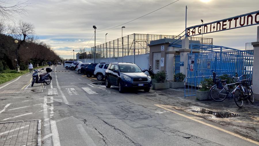 L'ingresso dei Bagni Nettuno