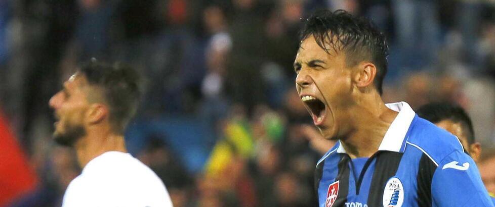 Lores  Varela con la maglia del Pisa in una foto di qualche tempo fa
