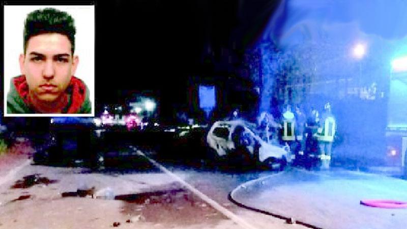 Muore a 19 anni con l’auto