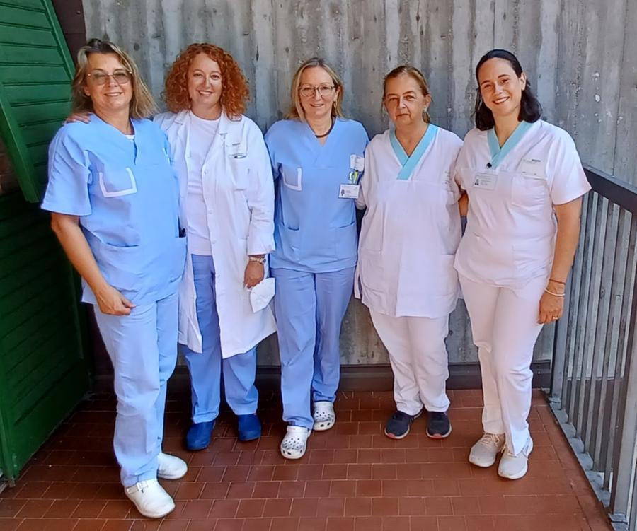 
	Stefania Testoni, Barbara Piccinelli, Stefania Fugazzaro, Lucia Barborini e Monica Accogli

