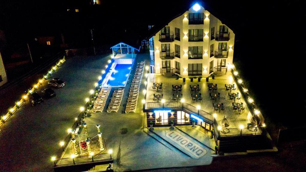 L’Hotel Livorno a Bukovel, in Ucraina