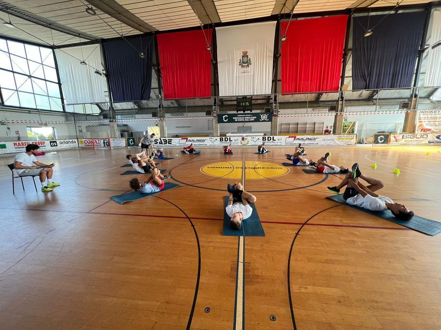 
	I ragazzi della Bdl Minimotor Correggio in palestra alle prese con le prime sedute di allenamento

