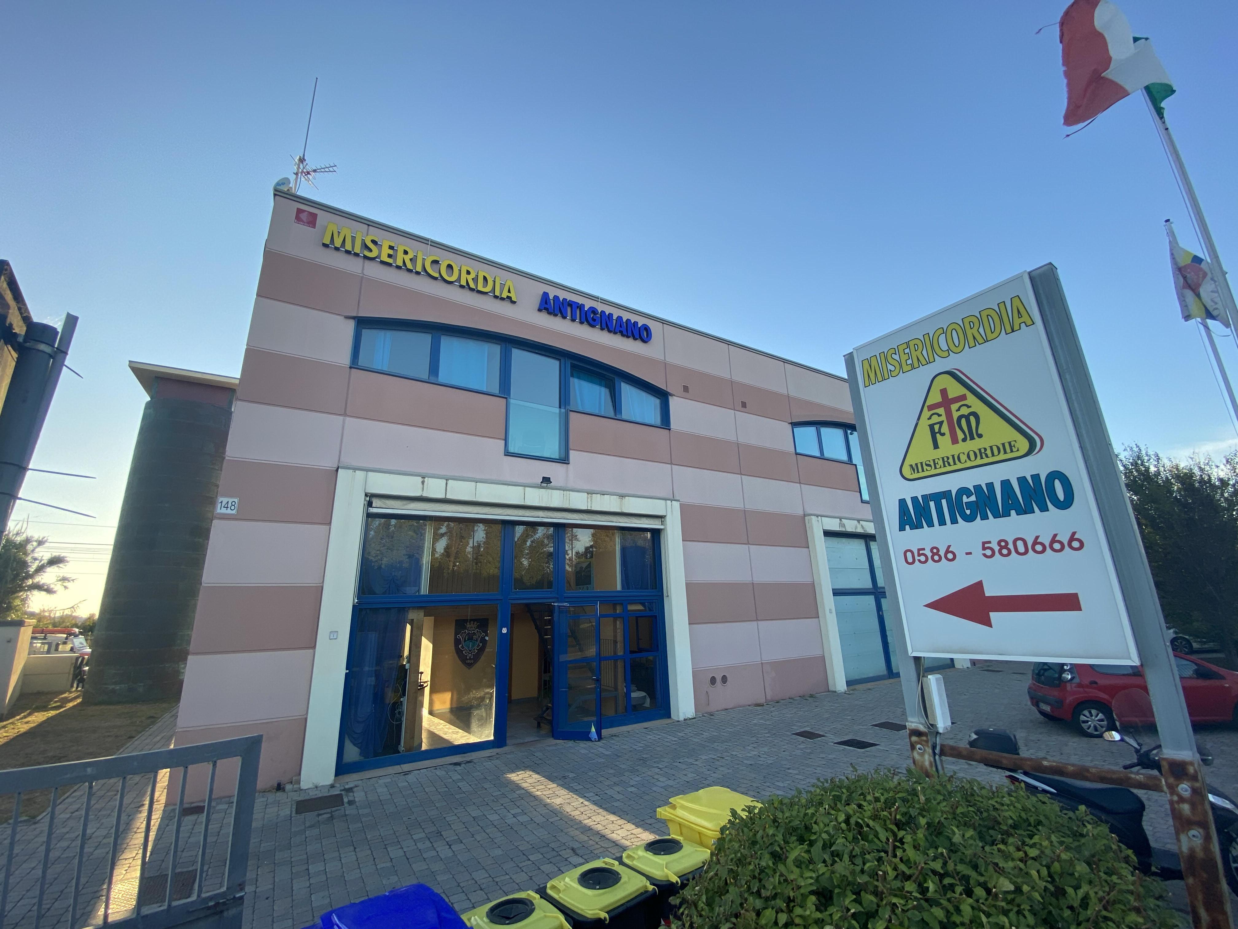 La sede della Misericordia di Antignano (foto Daniele Stefanini/Silvi)
