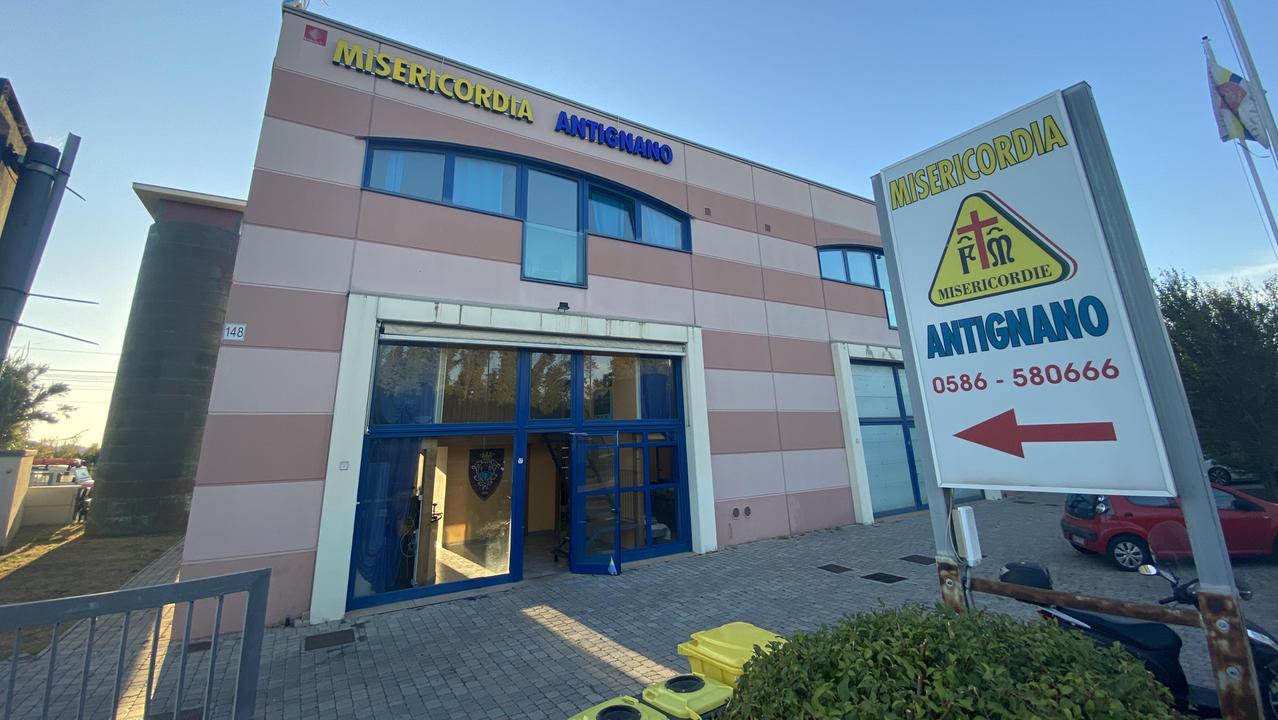 La sede della Misericordia di Antignano (foto Daniele Stefanini/Silvi)
