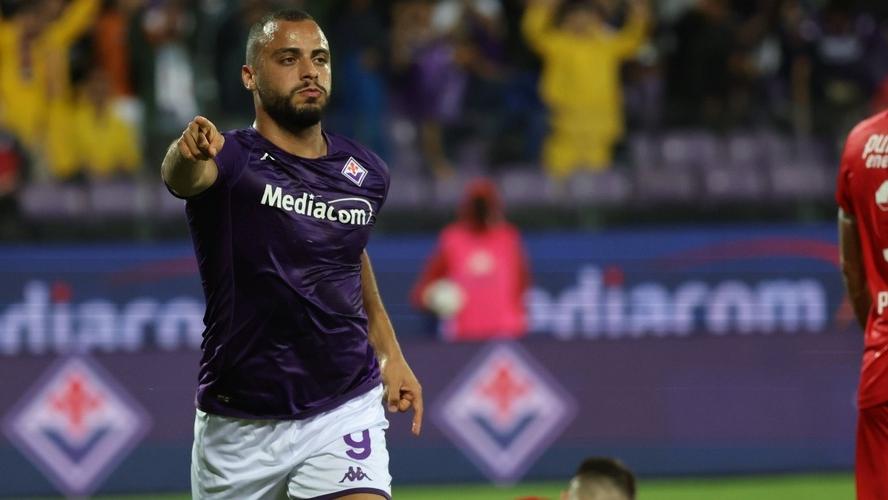 L’esultanza di Cabral dopo il 2-0 con il Twente
