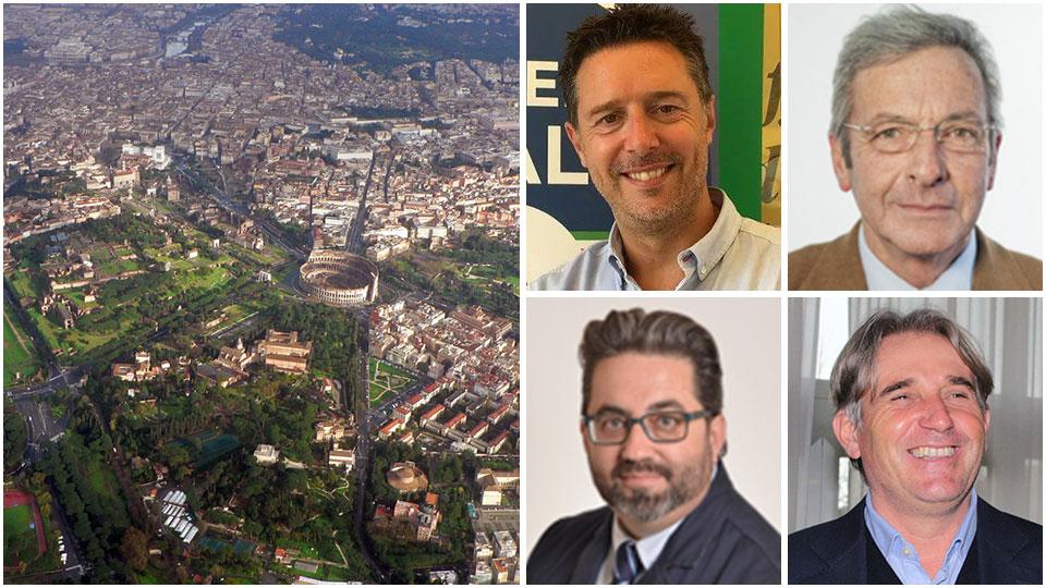 Fabrizio Rossi (Fdi), Mario Lolini (Lega), Roberto Berardi (Fi) e Marco Simiani (Pd)