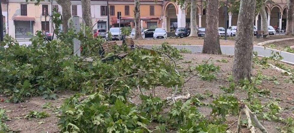 A Bondeno raffiche di vento a 130km l’ora. Un altro giorno di allerta meteo