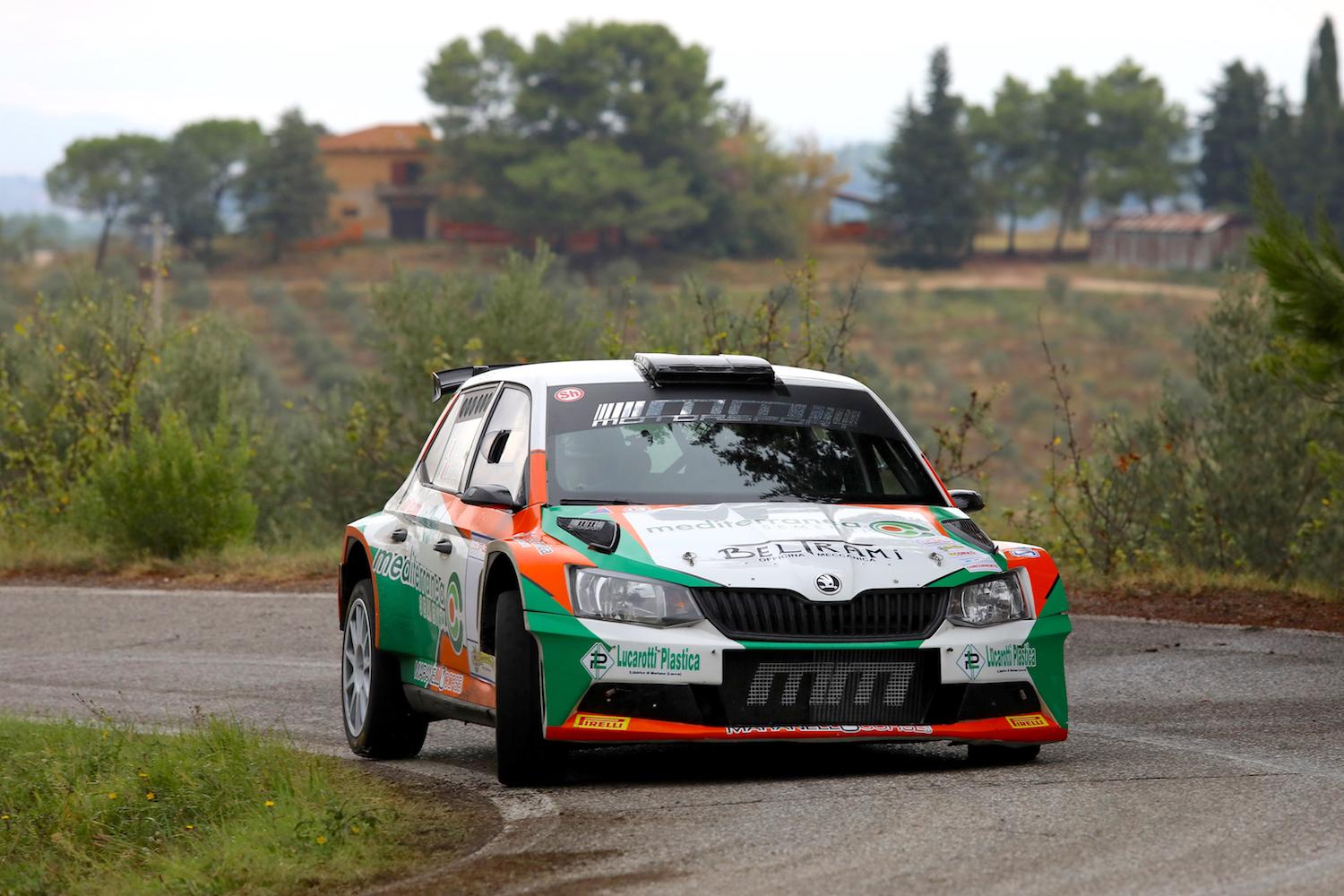 Nella foto l’auto di Carlo Alberto Senigagliesi, vincitore di cinque edizioni della gara (foto Amicorally)