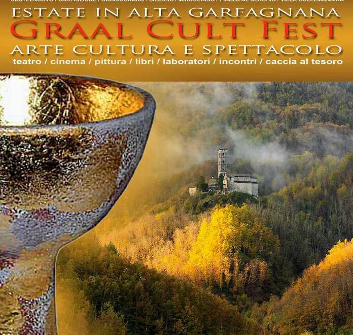 Un manifesto promozionale del Graal Cult Fest in Garfagnana