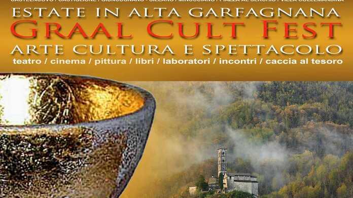 Un manifesto promozionale del Graal Cult Fest in Garfagnana