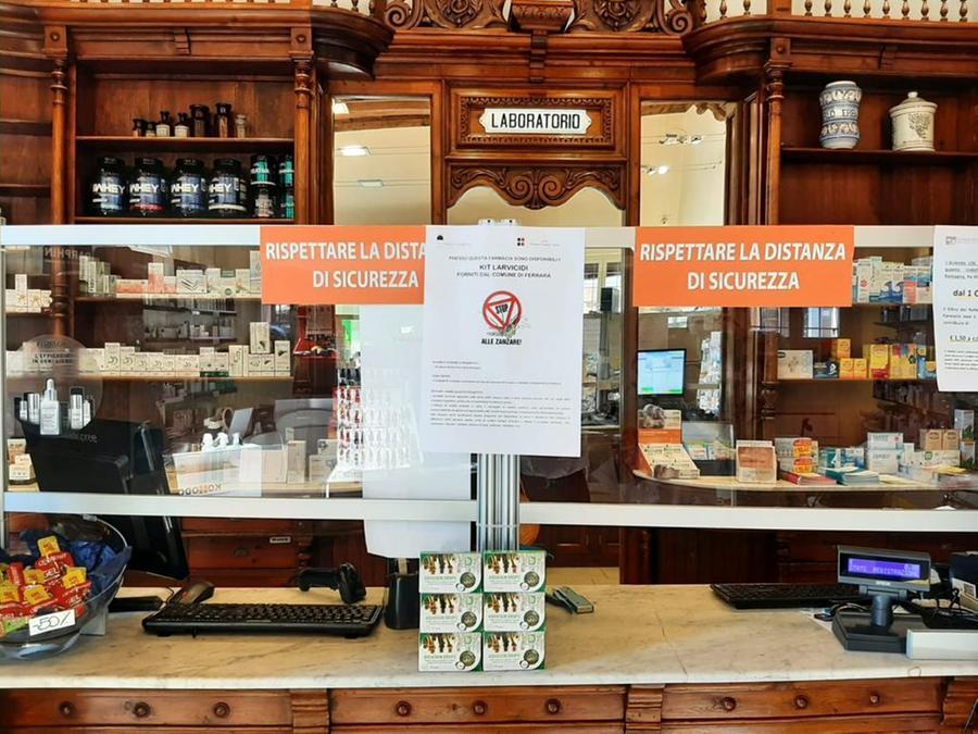 Kit antizanzare: distribuzione gratuita anche in 26 farmacie private di Ferrara