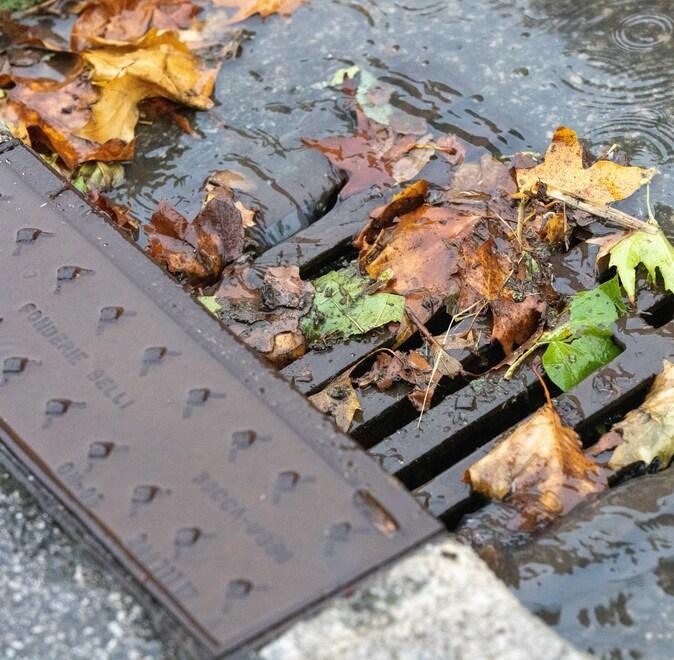 Una mattina a spalare acqua: «Le caditoie non tiravano»