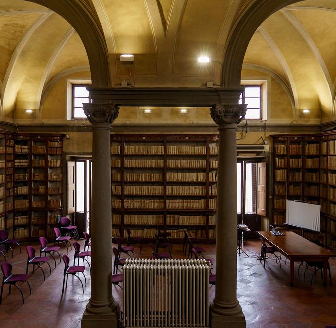 La sala Gatteschi della Biblioteca Forteguerri