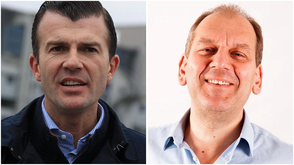 A sinistra Giorgio Silli, a destra Patrizio La Pietra di Fratelli d’Italia
