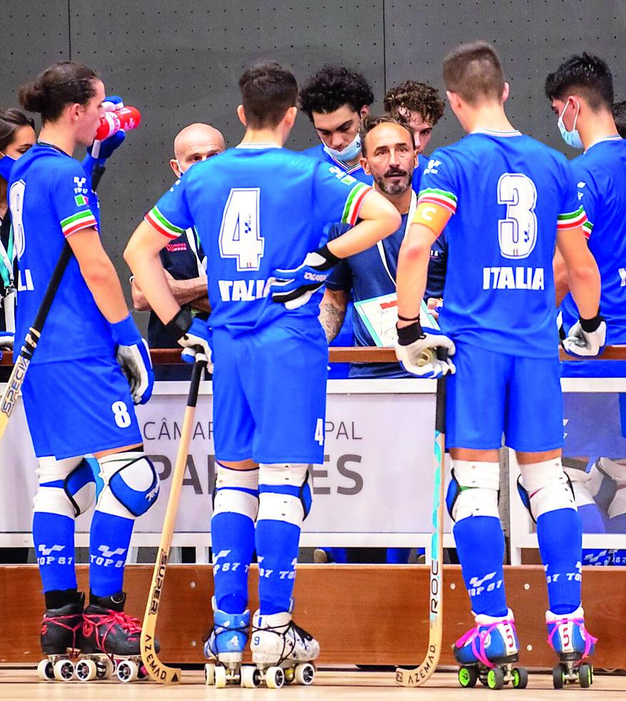 
	Un time out degli azzurri

