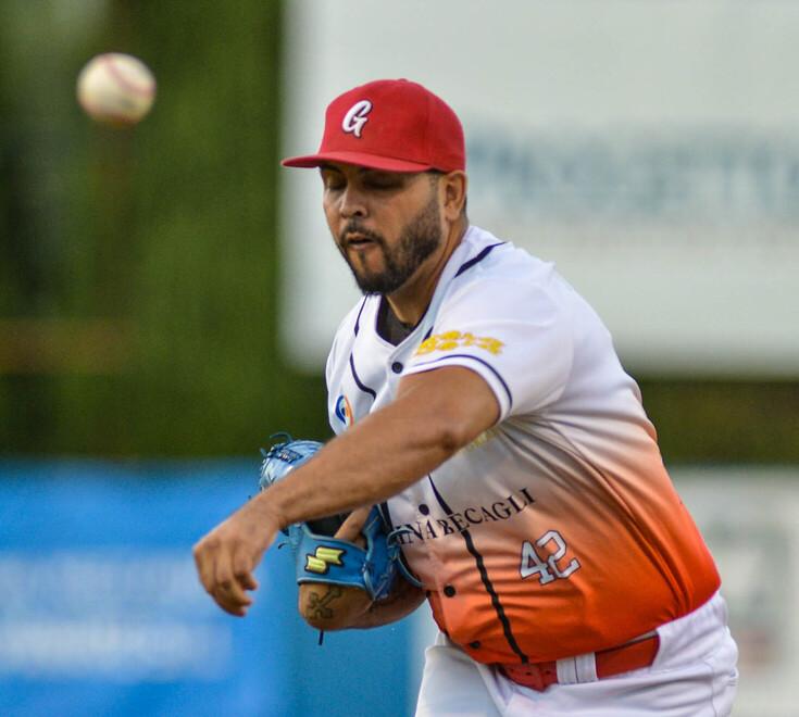 l lanciatore del Bbc Grosseto Luis Gonzalez alla ricerca della settima vittoria stagionale