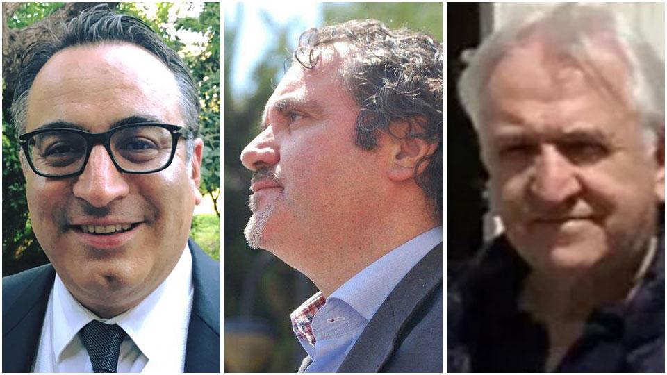 Claudio Novoa, Enrico Petriccioli e Maurizio Bardi