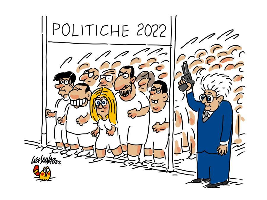 La vignetta di Gef: la corsa al Parlamento