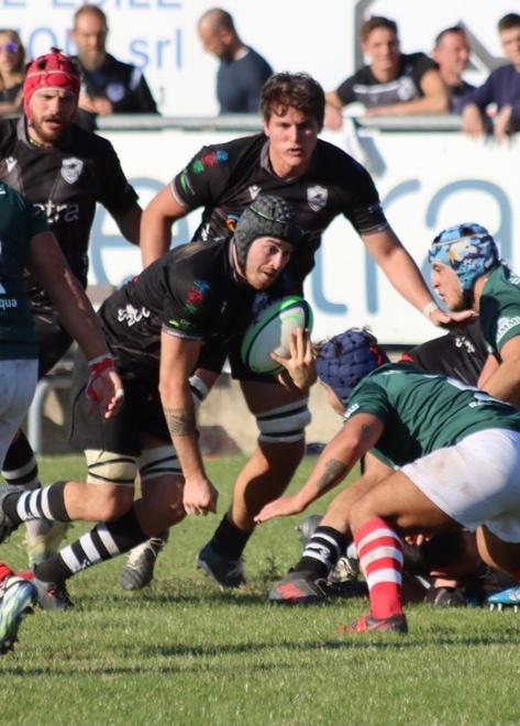 Un momento di un match dei Cavalieri Union Rugby durante la passata stagione