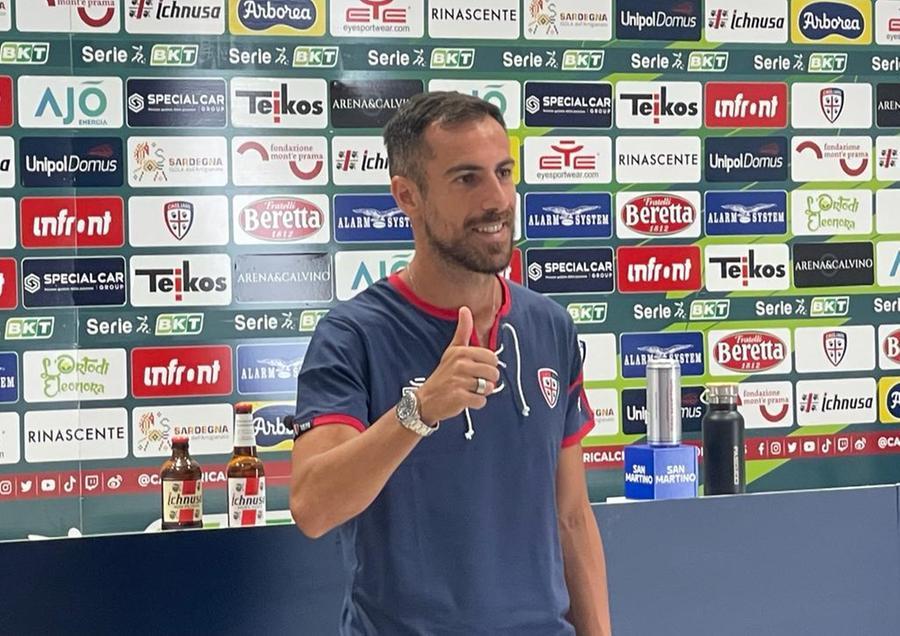 
	Marco Mancosu in conferenza stampa (foto Mario Rosas)

