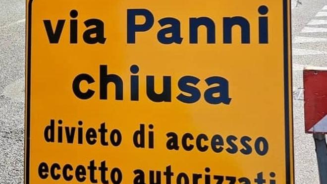 Modena Via Panni resta chiusa per lavori fino al 7 settembre