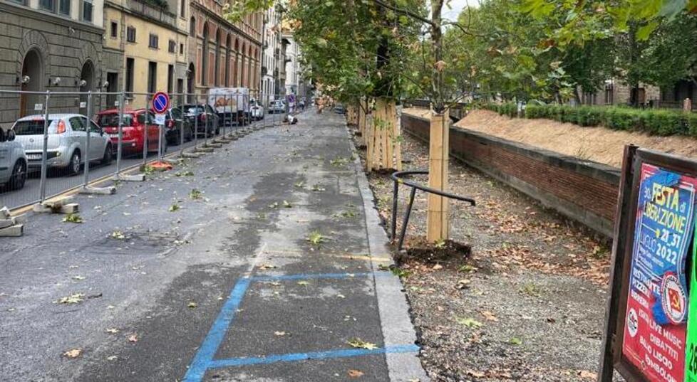 Viale Milton, cancellati 81 posteggi: «Almeno vietate il traffico ai Tir» 