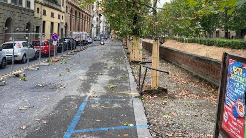 Viale Milton, cancellati 81 posteggi: «Almeno vietate il traffico ai Tir»