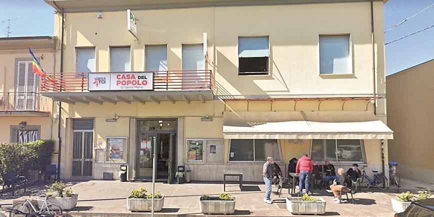 Nella foto il circolo Arci di via Livornese nella zona di Santa Maria a Empoli