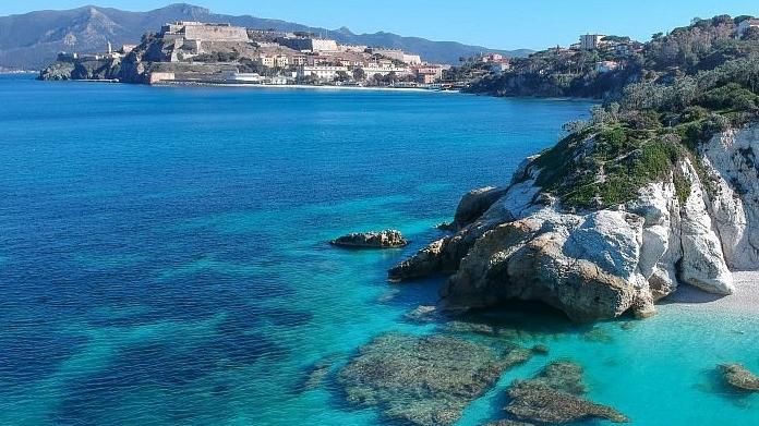 La spiaggia di Capobianco all'Isola d'Elba 