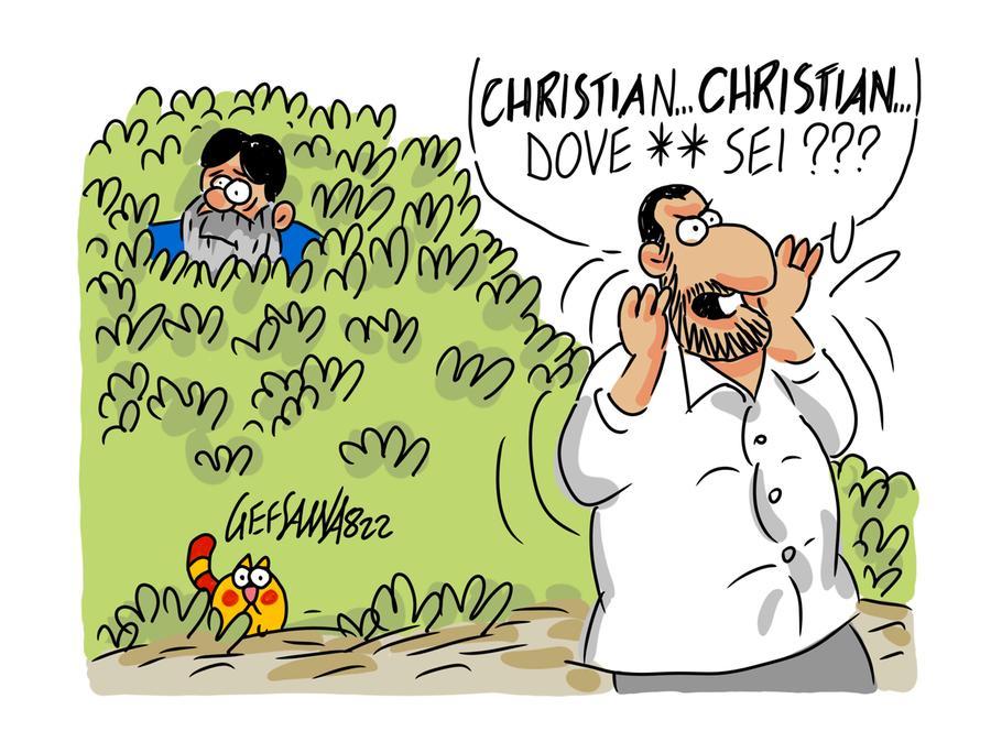 La vignetta di Gef: in Sardegna quest’anno sono scomparse 47 persone