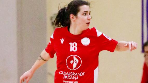 La pivot Alessandra Artoni non è riuscita a scongiurare il primo ko della Casalgrande Padana