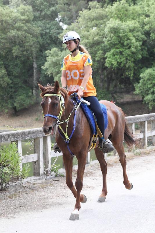 
	La giovanissima Martina Berluti nell foto&nbsp;di Sportendurance pubblicata sul sito della Fise

