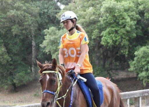 
	La giovanissima Martina Berluti nell foto&nbsp;di Sportendurance sul sito Fise

