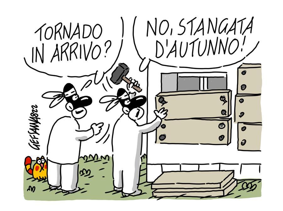 La vignetta di Gef: energia, in arrivo una stangata per aziende e famiglie