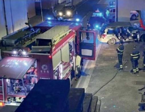 
	Vigili del fuoco il luogo dell&rsquo;incidente

