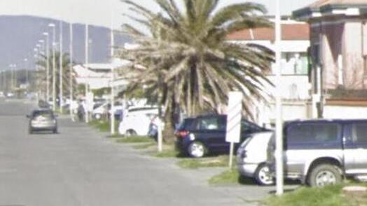 Uno scorcio di viale da Verrazzano a Marina di Carrara