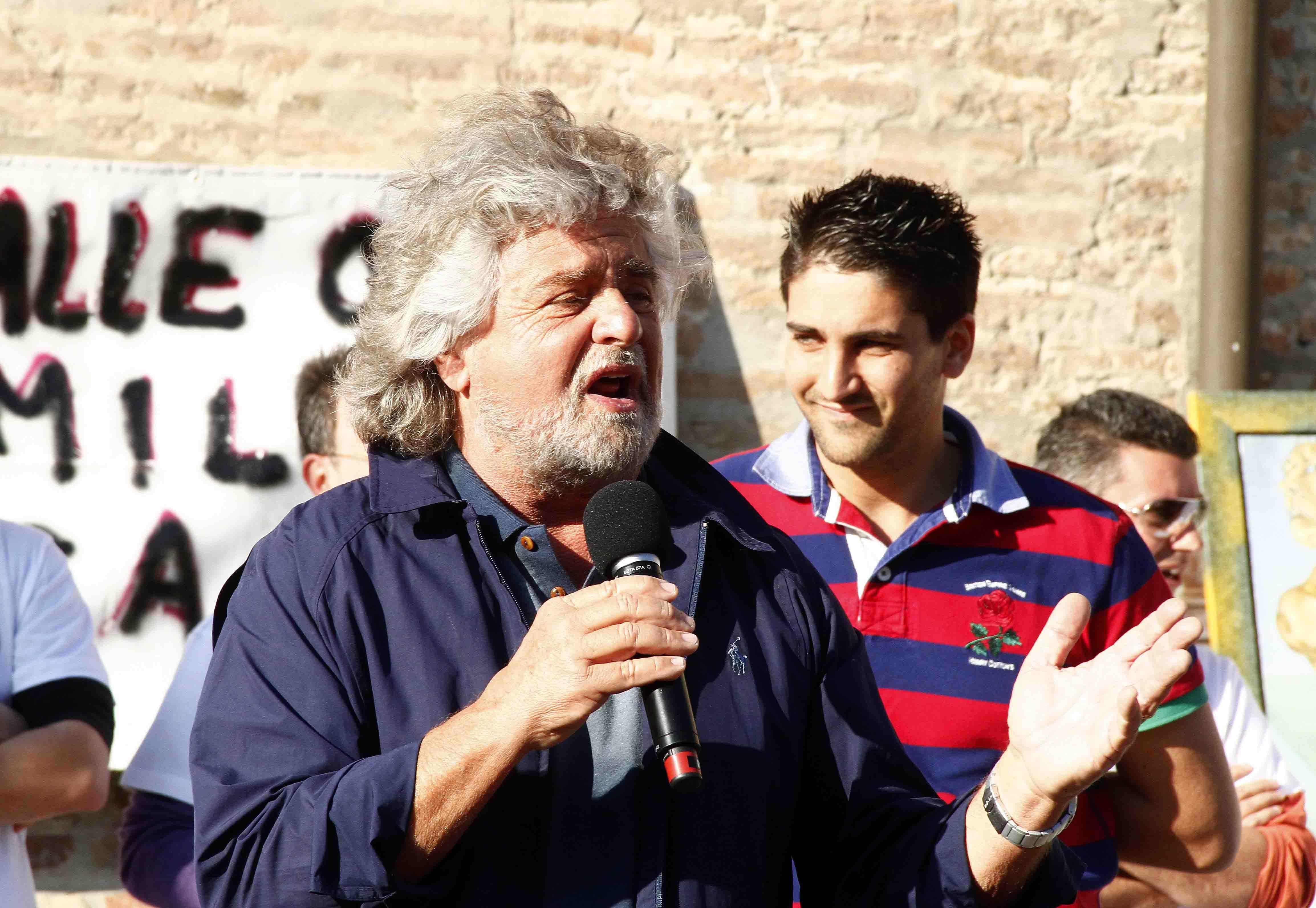 Marco Fabbri e Beppe Grillo