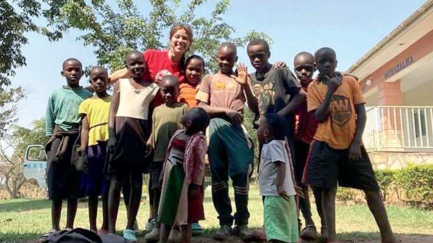 Giulia Biancalani in Uganda