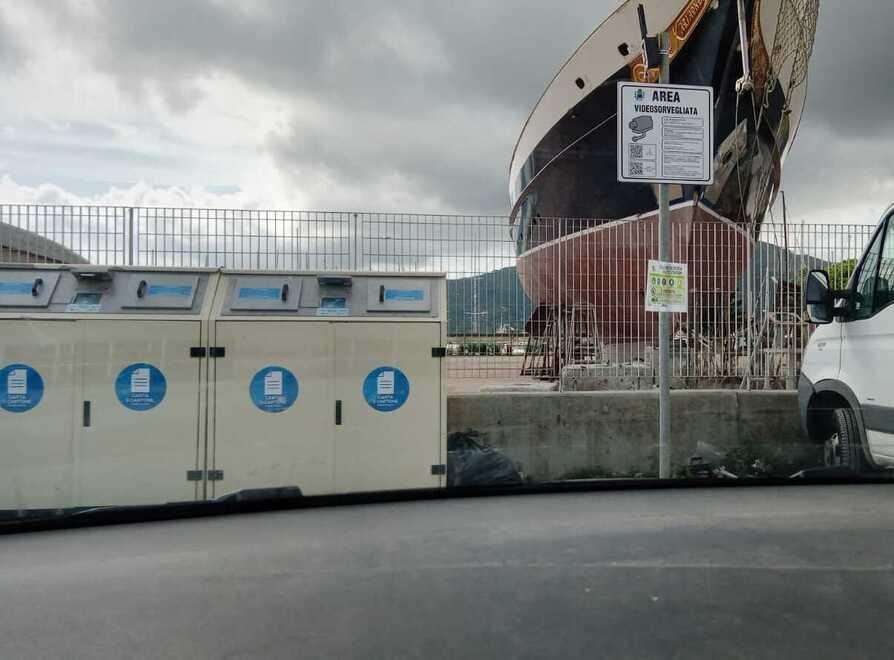 Le telecamere posizionate nell’area retroportuale di Portoferraio