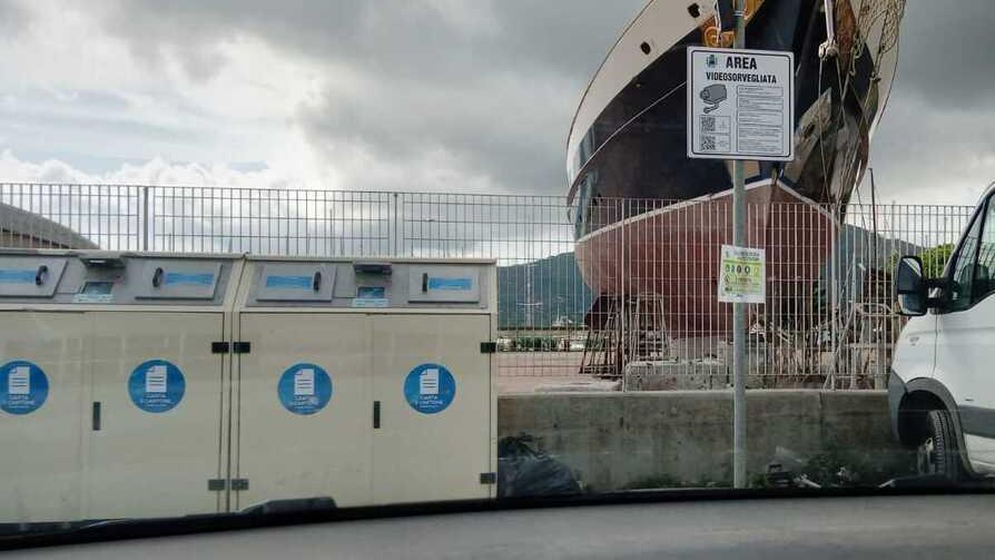 Le telecamere posizionate nell’area retroportuale di Portoferraio