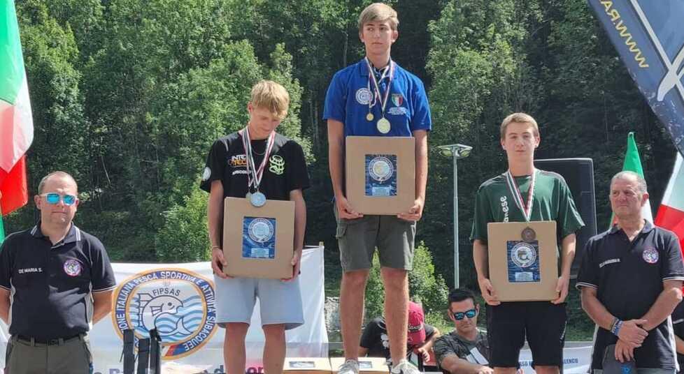 Due medaglie di bronzo nella pesca per Fanano Podio per un 16enne al suo primo campionato