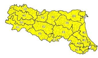 Meteo: in Emilia-Romagna diramata allerta gialla per temporali
