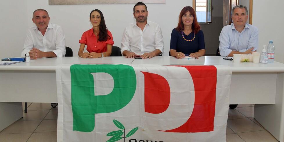 Gavino Manca, Carla Bussu, Giuseppe Meloni, Patrizia Desole e Silvio Lai