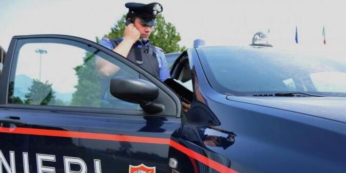 Un intervento dei carabinieri del Norm