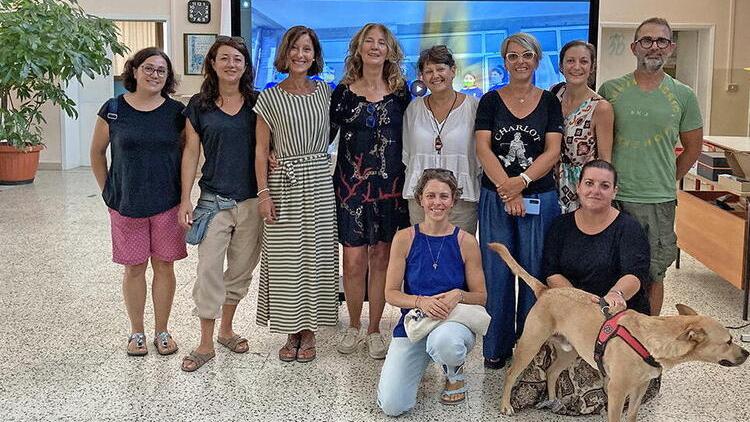 I saluti della dirigente Antonella Mancaniello, dirigente del “Griselli”