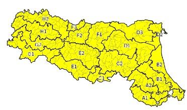 Allerta meteo gialla per temporali per tutta la giornata di sabato 3 settembre
