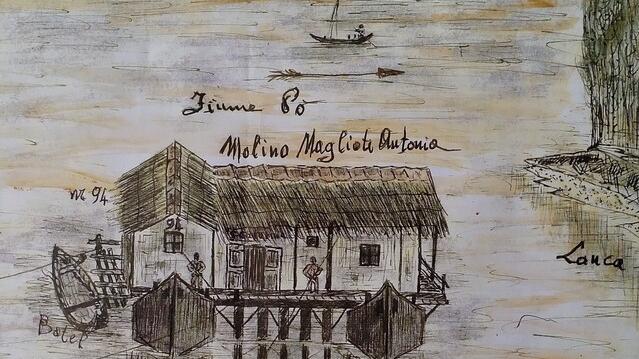 Padricelli, le opere raccontano il Po. Nei suoi disegni storie e tradizioni