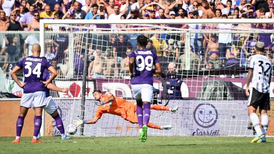 Il rigore fallito da Jovic